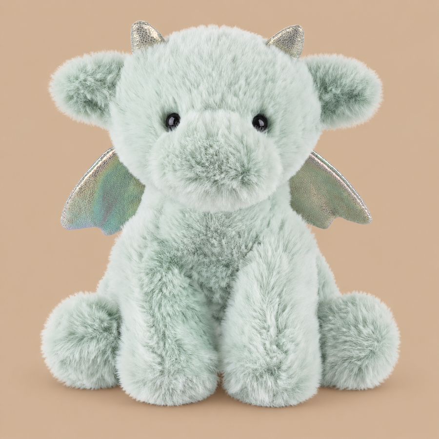 Apricot Lamb Green Dragon Dinosaur Stuffed Toy