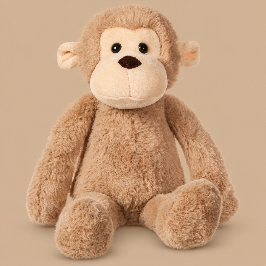 Apricot Lamb Light Brown Monkey Stuffed Toy
