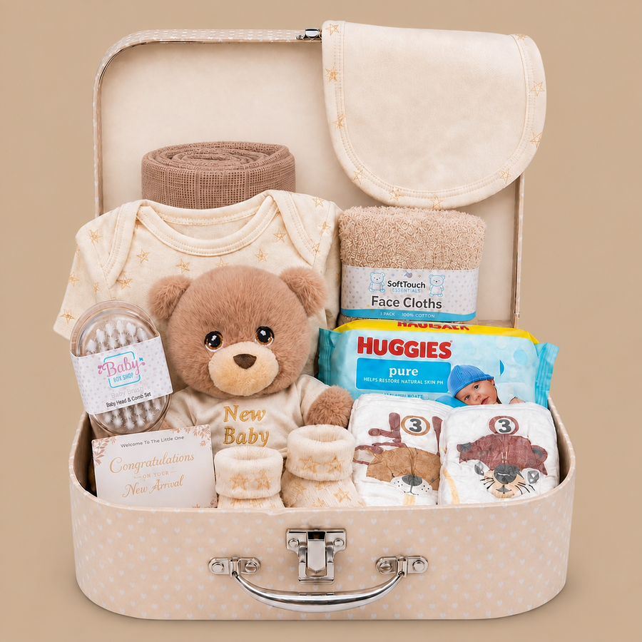 Baby Box Shop All in One Baby Gift Set - Cream