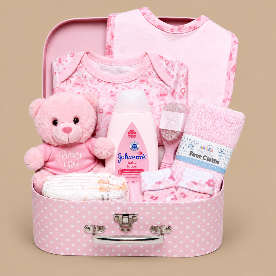 Baby Box Shop All in One Baby Gift Set - Pink