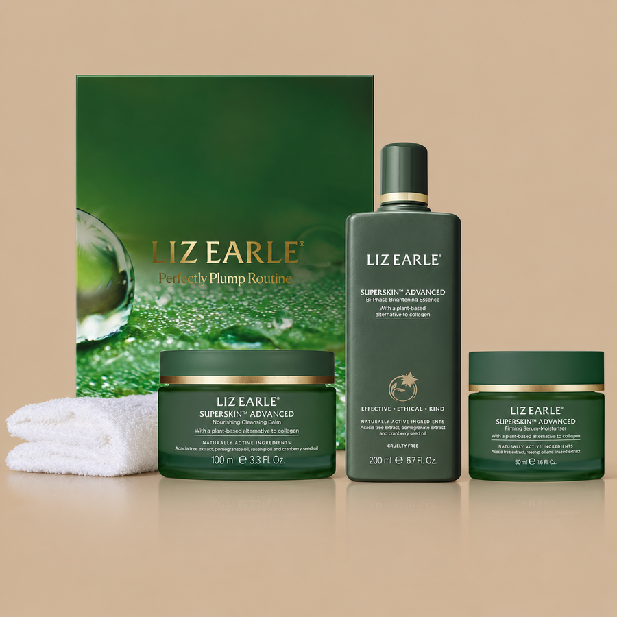 Liz Earle Perfectly Plump Routine Superskin 3 Piece Gift Set