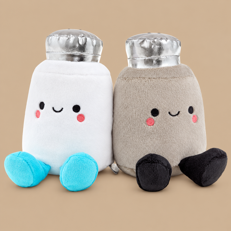 Hallmark Better Together Salt and Pepper Magnetic Plush Pair