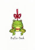 Load image into Gallery viewer, Christmas - Personalised Card — with punch holes
