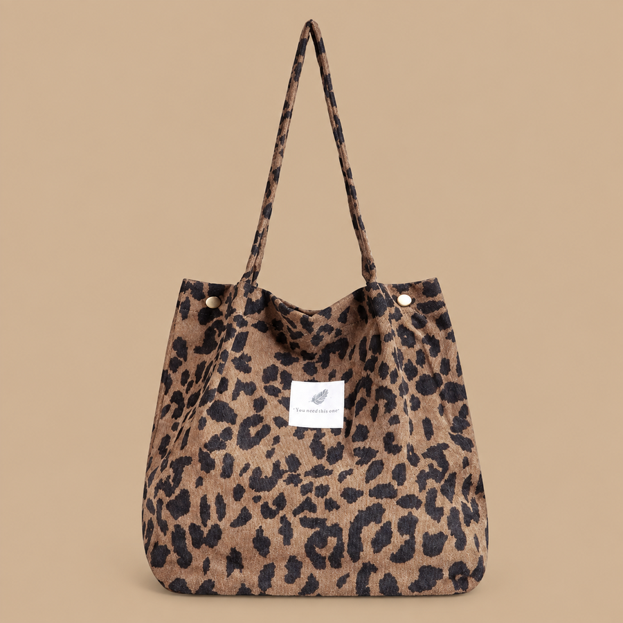 Leopard Print Tote Bag