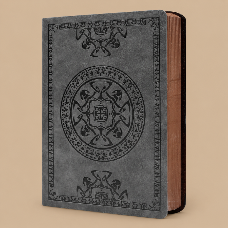 A5 Hardcover Rune Leather Journal for Men
