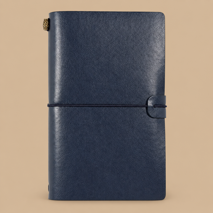 Voyager Refillable Journal Notebook - Midnight Blue