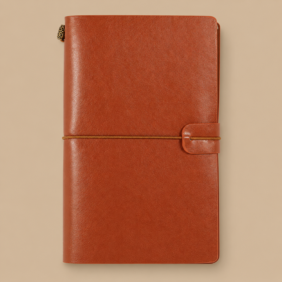 Voyager Refillable Journal Notebook - Nutmeg
