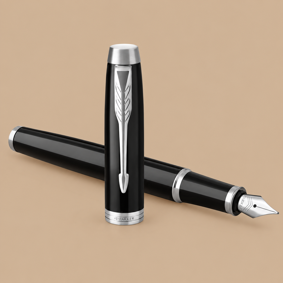 Parker IM Fountain Pen - Black Lacquer