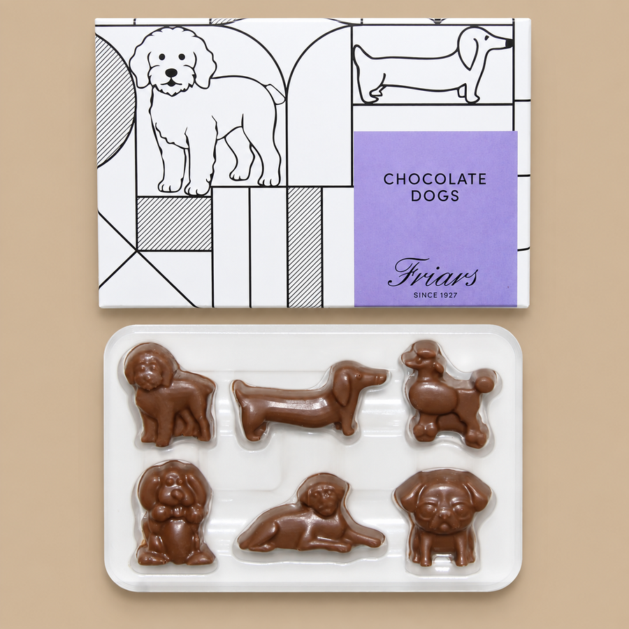 Friars Edible Dog Shaped Milk Chocolate