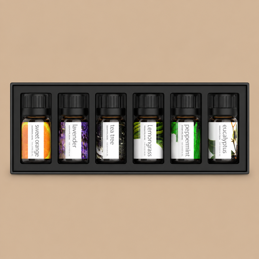 Pure Aroma Essential Oils Aromatherapy Set