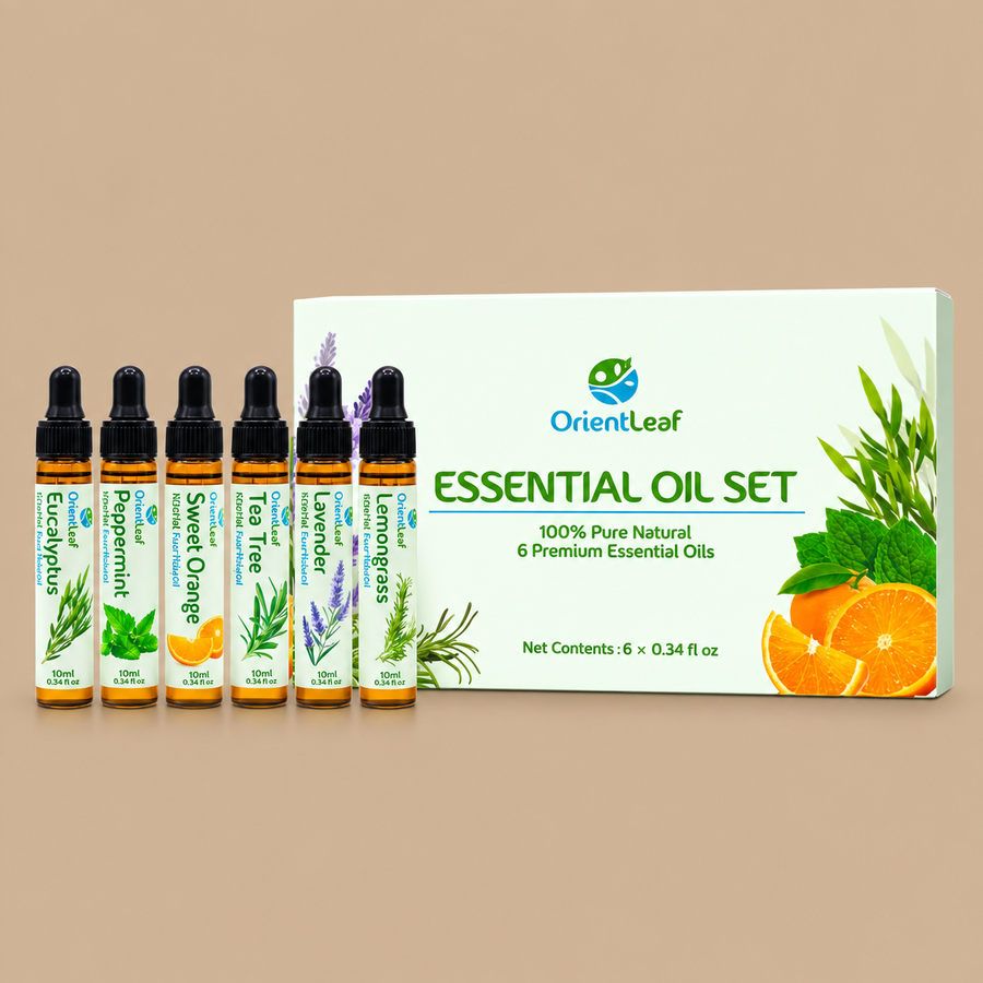 OrientLeaf Essential Oils for Diffusers Gift Set