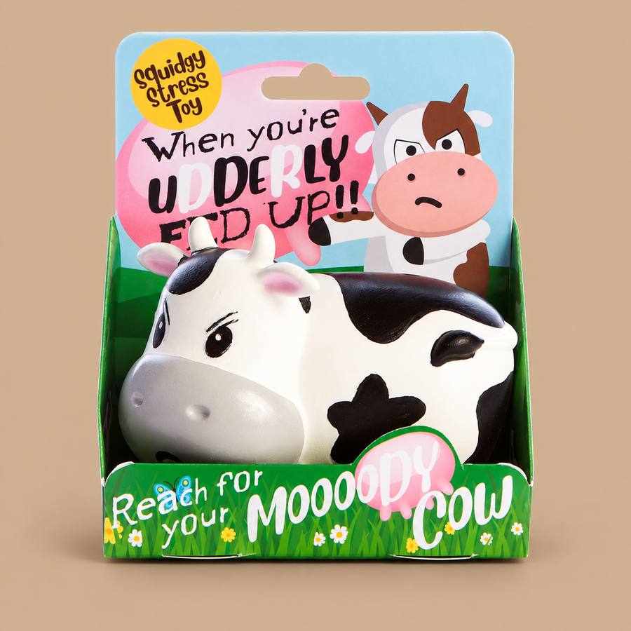 Moody Cow Squishy Stress Toy