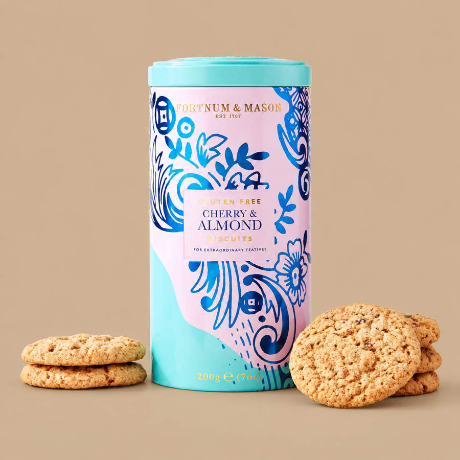 Fortnum & Mason Piccadilly Cherry & Almond Gluten-Free & Vegan Biscuits 200g