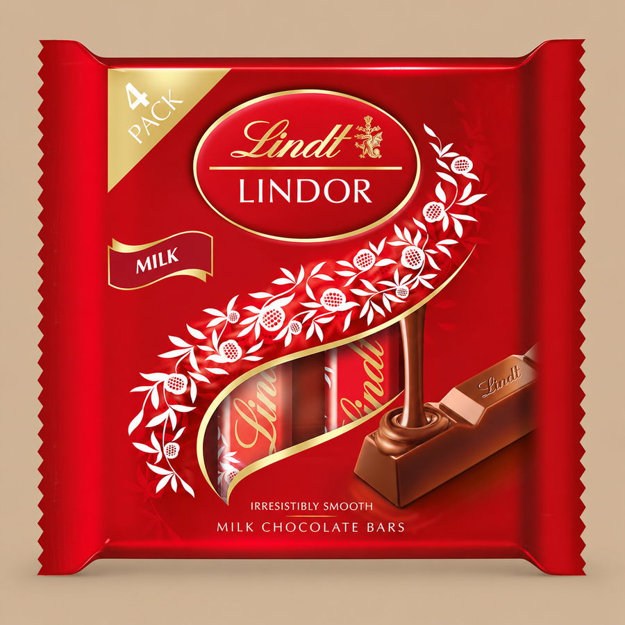 Lindt Lindor Milk Chocolate Bars