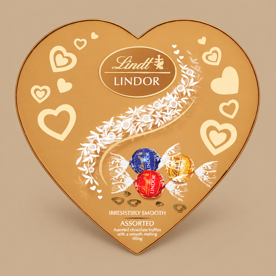 Lindt Lindor Assorted Heart Chocolate Box