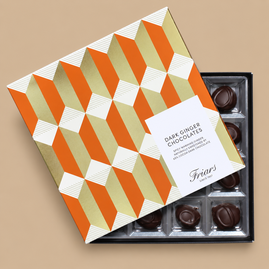 Friars Premium Dark Chocolate Covered Stem Ginger 16s