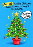 Load image into Gallery viewer, Christmas - Personalised Card — with punch holes
