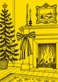 Load image into Gallery viewer, Christmas - Personalised Card — with punch holes
