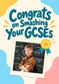 Load image into Gallery viewer, Smashing GCSEs Photo Upload Congratulations Card for Grandson

