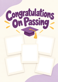 Load image into Gallery viewer, Five Photo Polaroid Passing Photo Upload Congratulations Card for Niece
