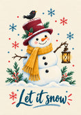 Load image into Gallery viewer, Christmas - Personalised Card — with punch holes
