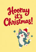 Load image into Gallery viewer, Christmas - Personalised Card — with punch holes
