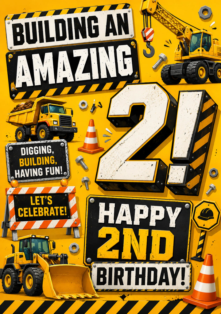 Birthdays - Personalised Card