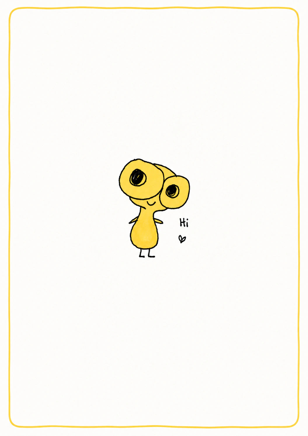Just Because - Personalised Card — with punch holes