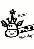 Load image into Gallery viewer, Birthdays - Personalised Card — with punch holes
