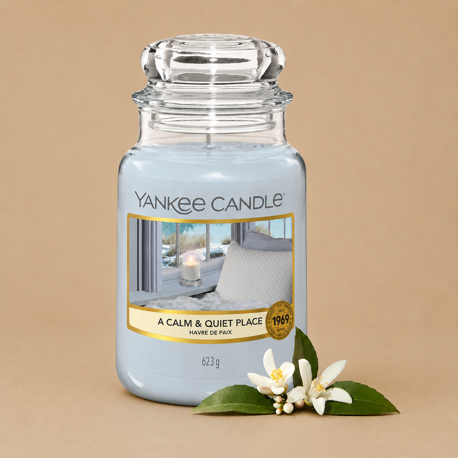 Yankee Candle Scented Candle Large Jar - A Calm & Quiet Place