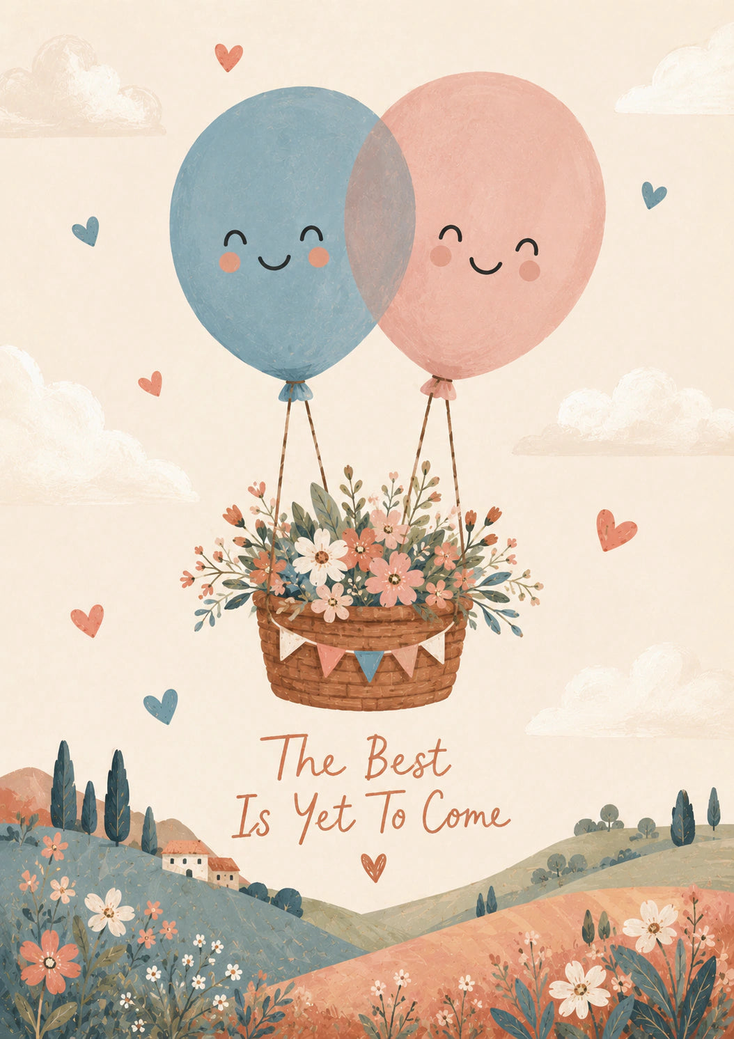 Engagement - Personalised Card — with punch holes