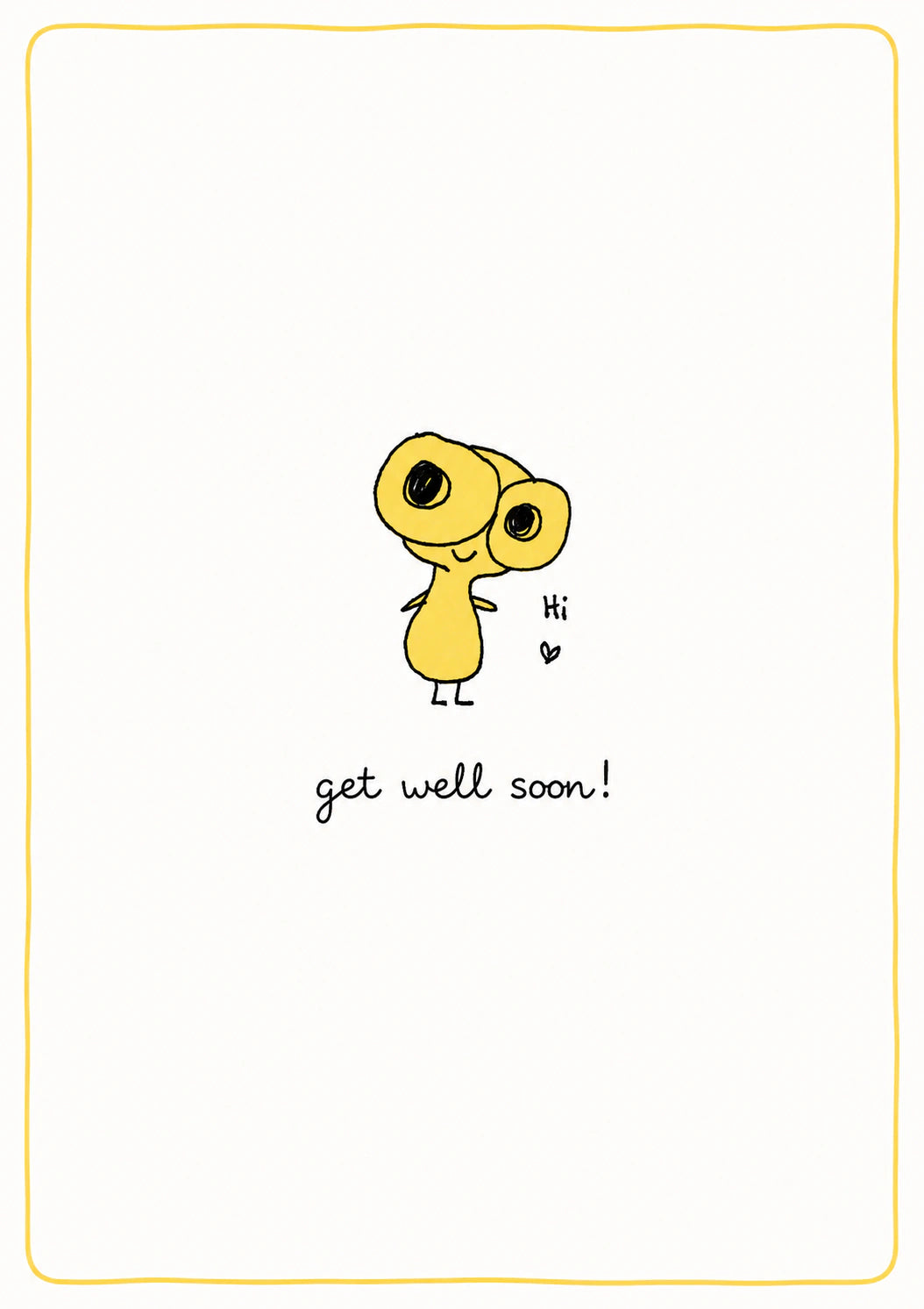 Get Well - Personalised Card