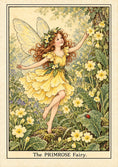 Load image into Gallery viewer, Enchanted Primrose Fairy Floral Birthday Card for Her
