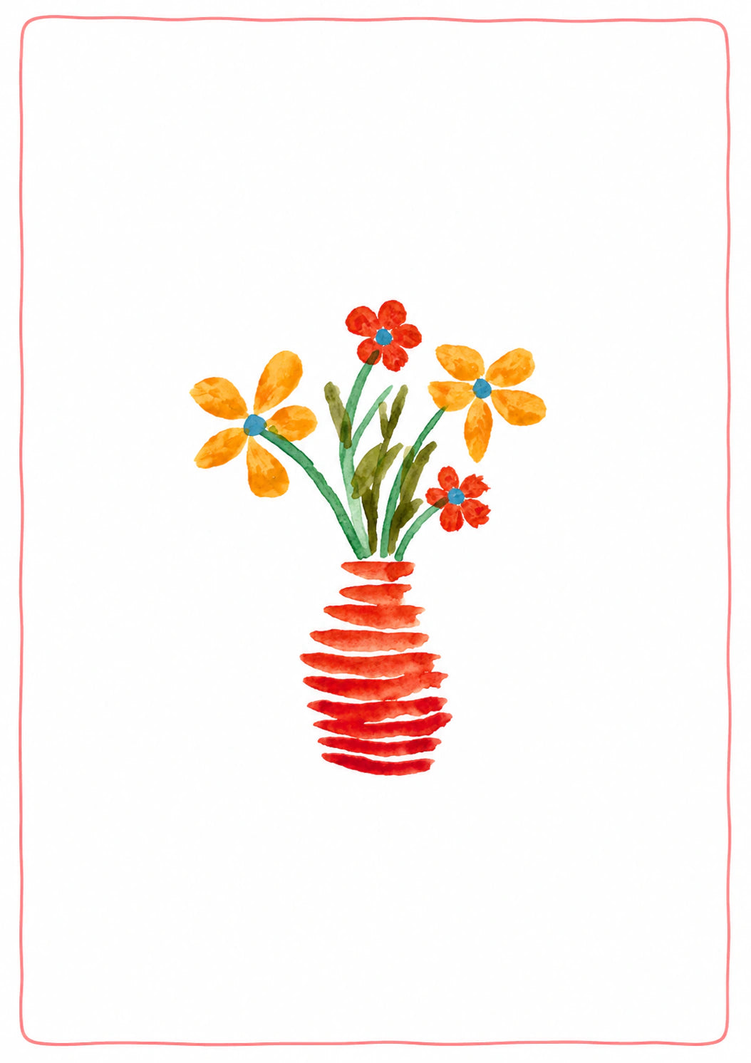 Love - Personalised Card — with punch holes