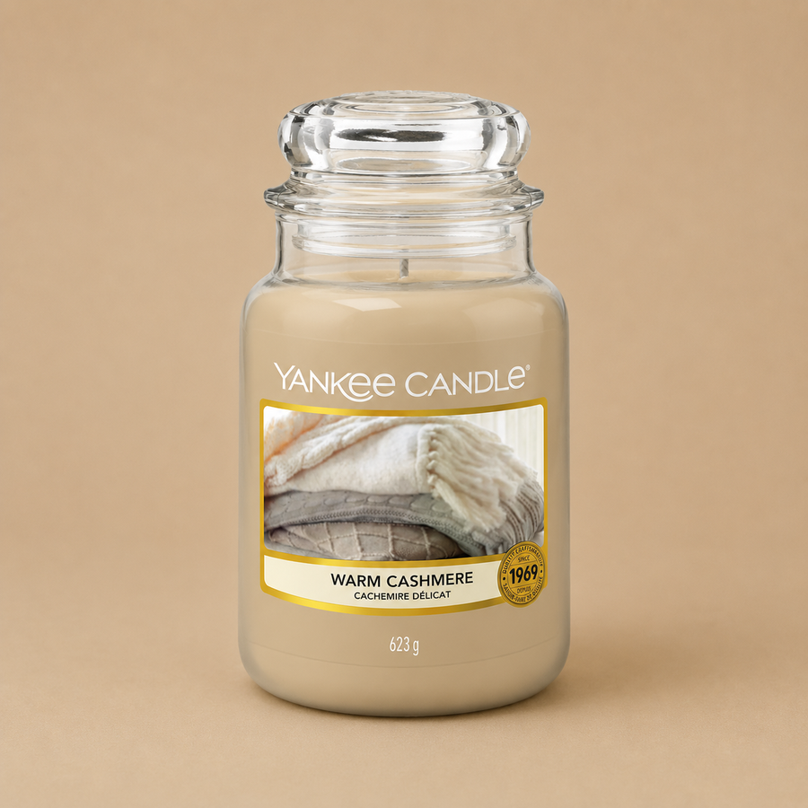 Yankee Candle Scented Candle Large Jar - Cashmere