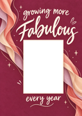 Load image into Gallery viewer, Growing More Fabulous Every Year Photo Upload Friendship Card for Friend
