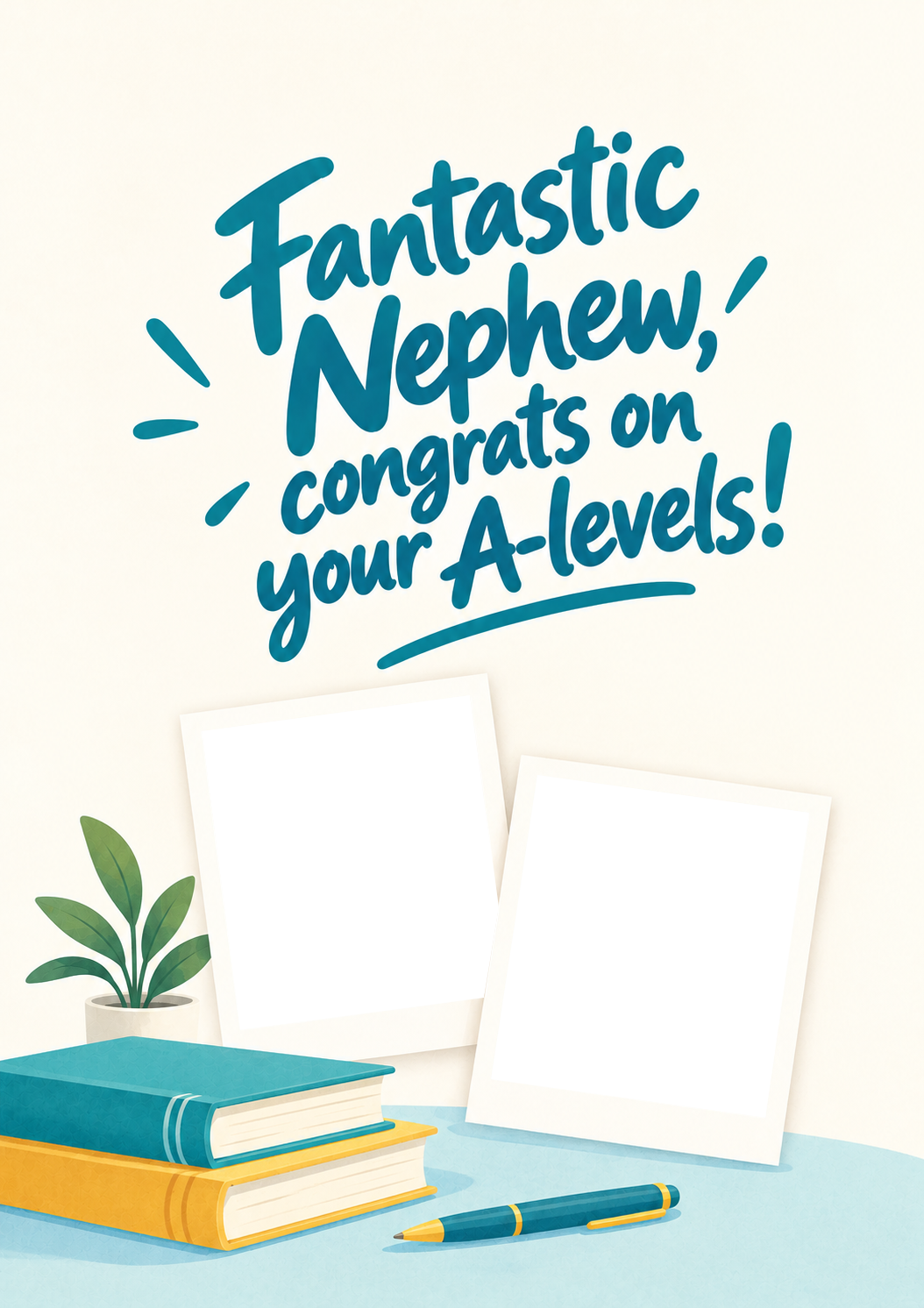 Fantastic Nephew A-Levels Photo Upload Congratulations Card for Him