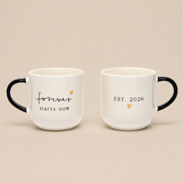For The Happy Couple Established in 2026 Mug Duo