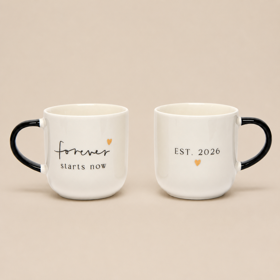 For The Happy Couple Established in 2026 Mug Duo