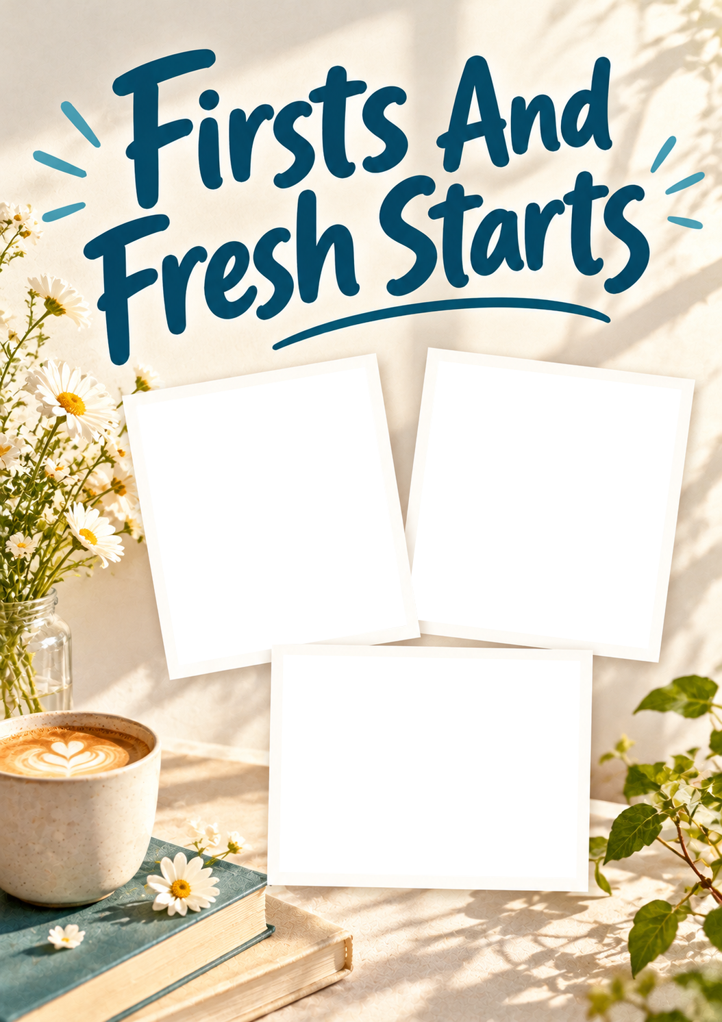 Firsts and Fresh Starts Photo Upload Congratulations Card for Son