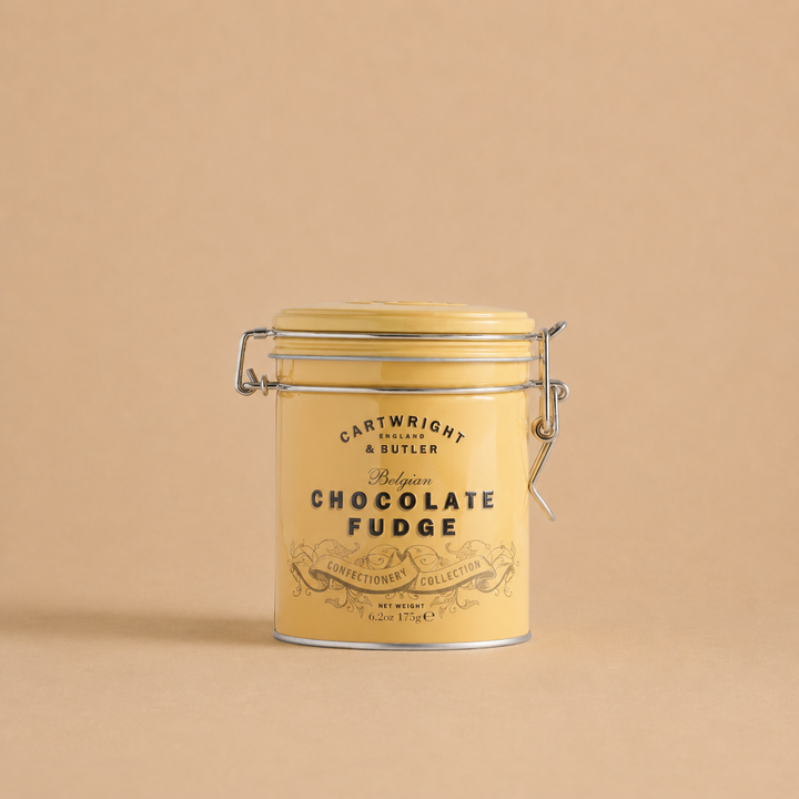 Belgian Chocolate Fudge in Tin