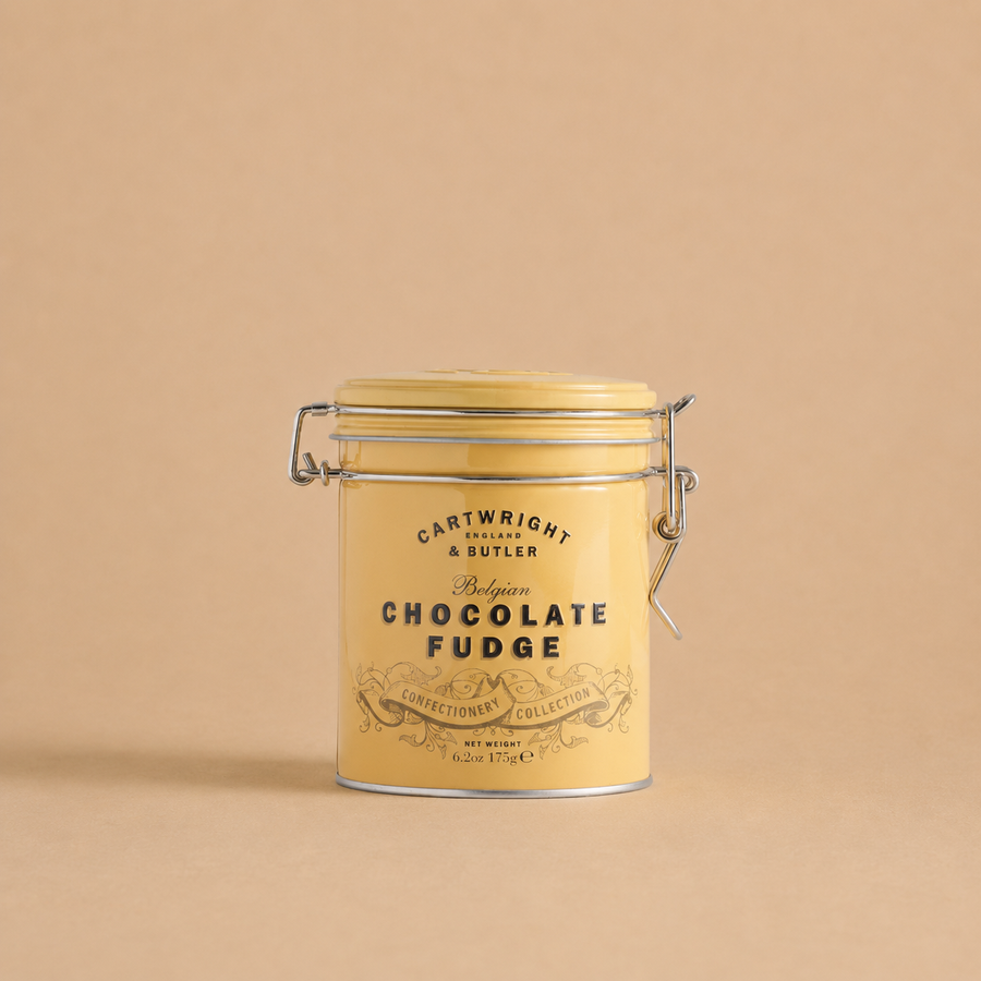 Belgian Chocolate Fudge in Tin