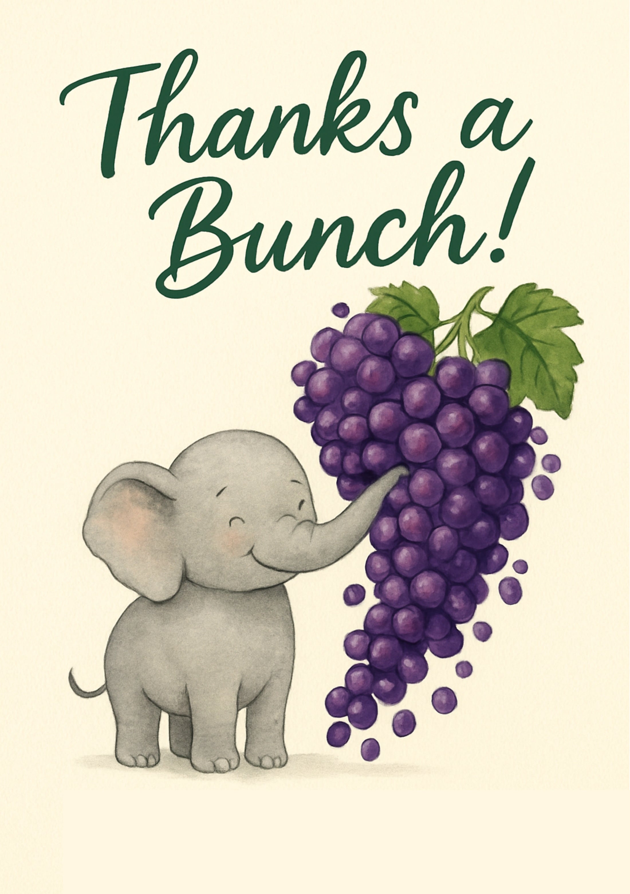 Thank You Personalised Card