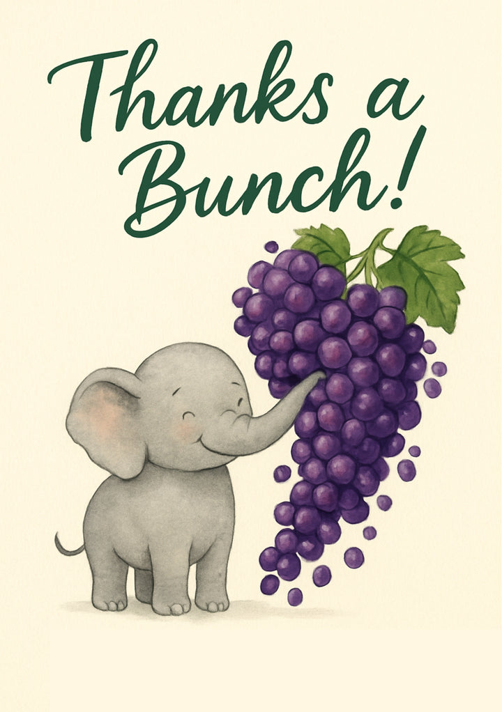 Thank You Personalised Card