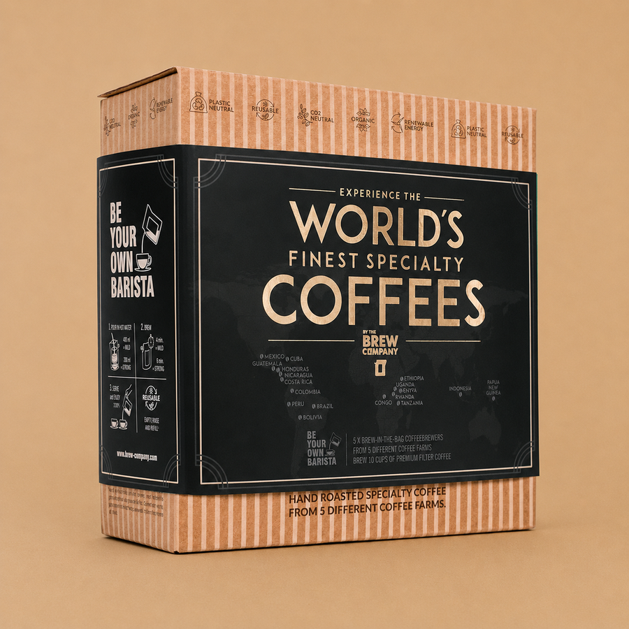 GROWER'S CUP The Brew Company Original Gourmet Coffee Gift Set