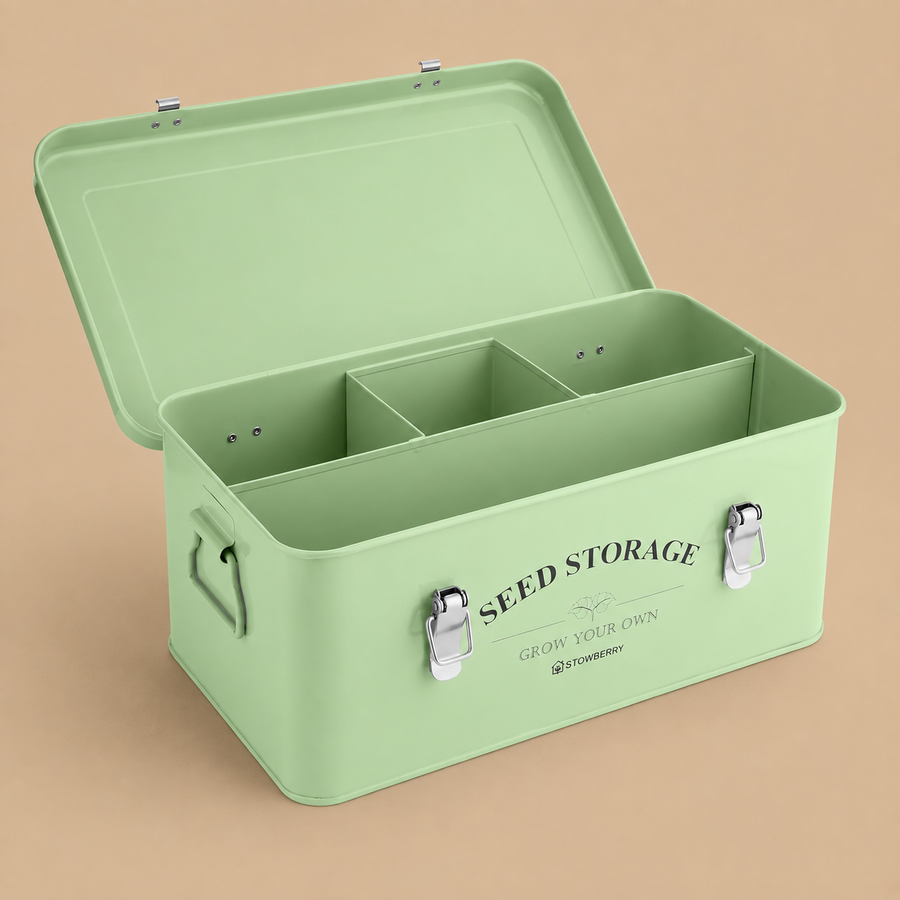 Tin Seed Storage Box Organiser