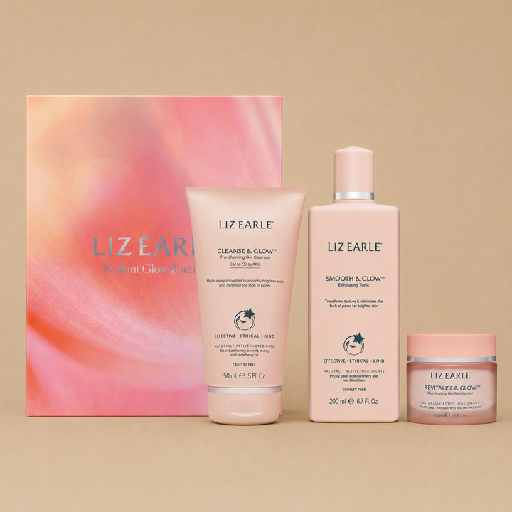 Liz Earle Radiant Glow Routine 3pc Premium Gift Set
