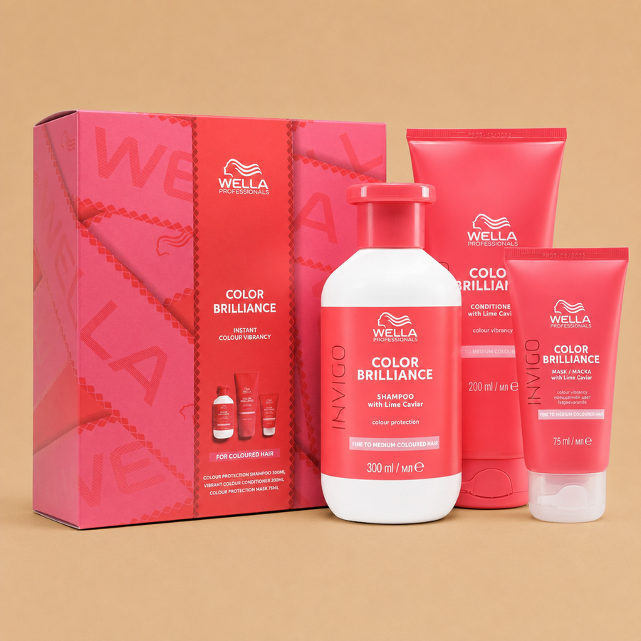 Wella Professionals Invigo Color Brilliance Gift Set (Shampoo, Conditioner and Hair Mask)
