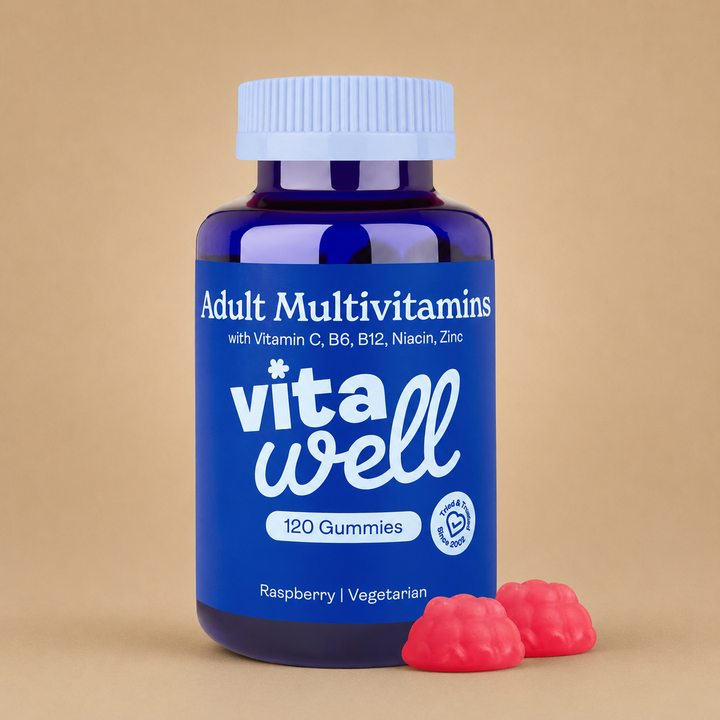 Vitawell Adult Multivitamin Gummies - 120 Raspberry Gummies