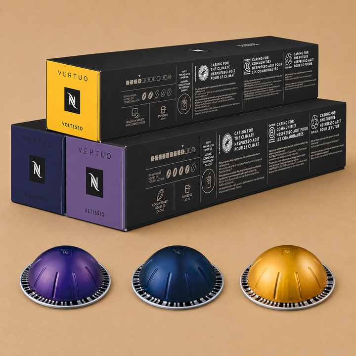 Nespresso Vertuo Coffee Pods 30s (Altissio + Diavolto + Voltesso)